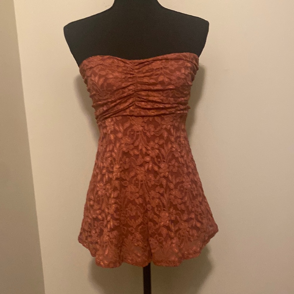 Rose pink lace Top